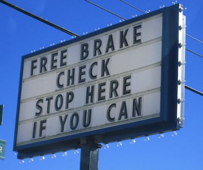 GOT BRAKE PROBLEMS? Sergeant Clutch Discount Transmission & Automotive Repair Shop In San Antonio, Texas offers a FREE Brake Performance Check  