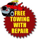Free Towing Service w/ Major Repairs